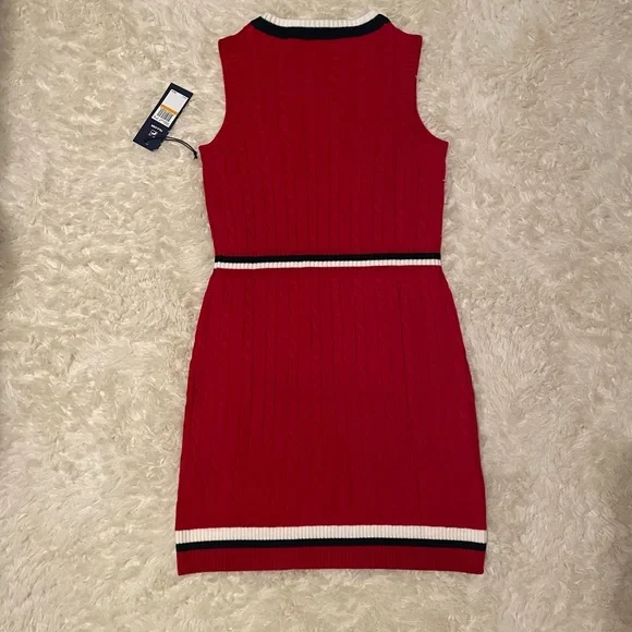 Fila Red Knit Mini Dress - Picture 2 of 4